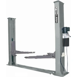 Двухстоечный электрогидравлический подъемник KraftWell г/п 5500 кг, цвет серый KRW5.5MXL