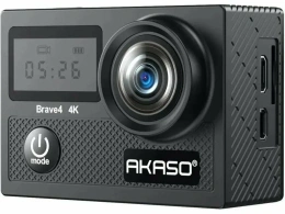 Экшн-камера AKASO BRAVE 4. Цвет: черный.