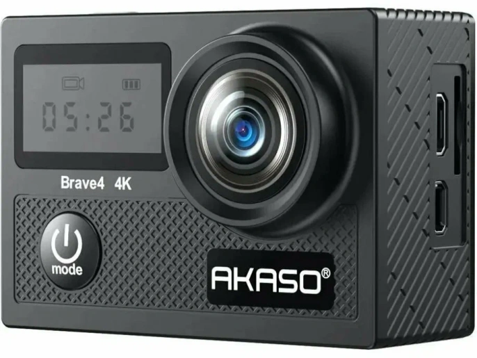 Экшн-камера AKASO BRAVE 4. Цвет: черный.