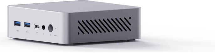 Неттоп DIGMA PRO Minimax X5 AMD Ryzen 7 7840HS,  DDR5 16ГБ, 512ГБ SSD, AMD Radeon 780M,  Windows 11 Pro,  серебристый [dpr7-adxw01]