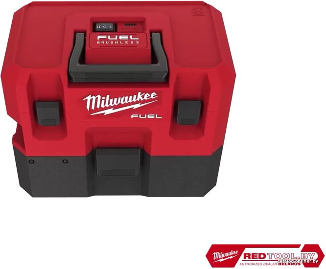 Пылесос Milwaukee M12 FVCL-0 (4933478186) (строительный, объем жидкости: 6.1 л, пылесборник: контейнер, питание: аккумулятор, выдув, всасывание жидкостей)