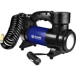 Компрессор для накачки шин ПРОФИ-45Ф с фонарем 12V 45 л/мин. БелАК БАК.99178