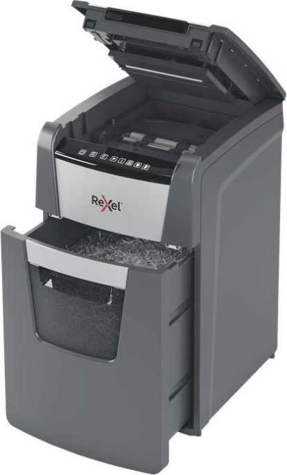 Уничтожитель бумаг Rexel Optimum AutoFeed 130M, с автоподачей, P-5, 2х15 мм, 130 лист. одновременно, 44л [2020130meu]