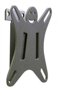 Кронштейн для телевизора Holder LCDS-5001, 10-32", настенный, фиксированный,  металлик [lcds-5001 metallic]