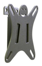 Кронштейн для телевизора Holder LCDS-5001, 10-32", настенный, фиксированный,  металлик [lcds-5001 metallic]