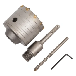 Коронка в сборе с хвостовиком и центрирующим сверлом (72 мм; SDS-plus) Гранит 444472