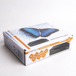 Ресивер DVB-T2 Сигнал HD-350,  черный