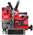 Дрель на магнитной станине Milwaukee M18FMDP-502C 4933451012 Li-ion, 5Ач, 18 В, обороты 690 об/мин, длина хода 146 мм, глубина до 50 мм, смазочный бак со шлангом, магнитный держатель смазочного бака, патрон 13 мм с адаптером Weldon, ключ патрона, вытал