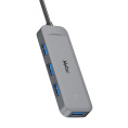NETAC USB-концентратор Netac USB Hub WF11, USB-A to USB3.0*4 repl. NT08WF11-30GR WF11GYCN
