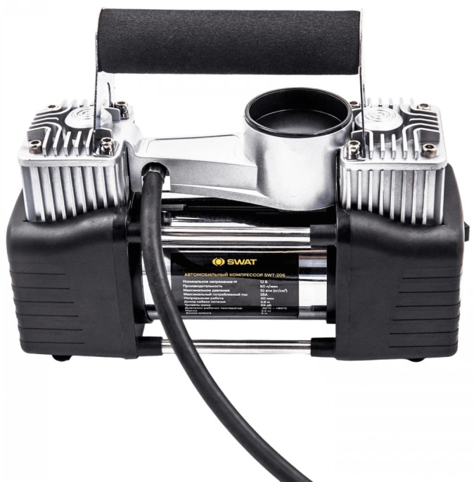Автомобильный компрессор Swat SWT-306 шланг 5м