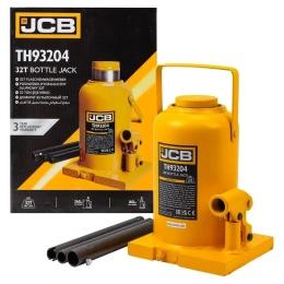 Домкрат бутылочный JCB 32 т с клапаном JCB-TH93204(58036)