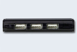 Концентратор внешний ATEN UH284Q9Z-AT 4 порта, USB 2.0, питание от шины, некаскадируемый, цвет: черный