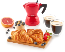 Кофеварка гейзерн. Rondell Fiero RDA-844 0.3л алюминий красный