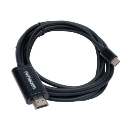 Гарнизон GCC-A-CM-HDMI-1.8M Кабель-переходник с Type-C на HDMI v1.4, 1.8м, черный, пакет
