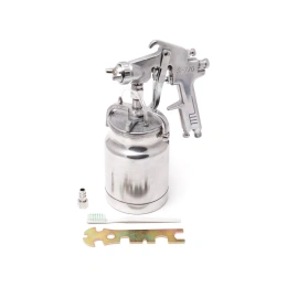 Краскораспылитель Partner с нижним металлическим бачком 1000 мл, 1,8 мм, 5 bar, 113-141 л/мин, присоединительная резьба 1/4 S-770S(7095)