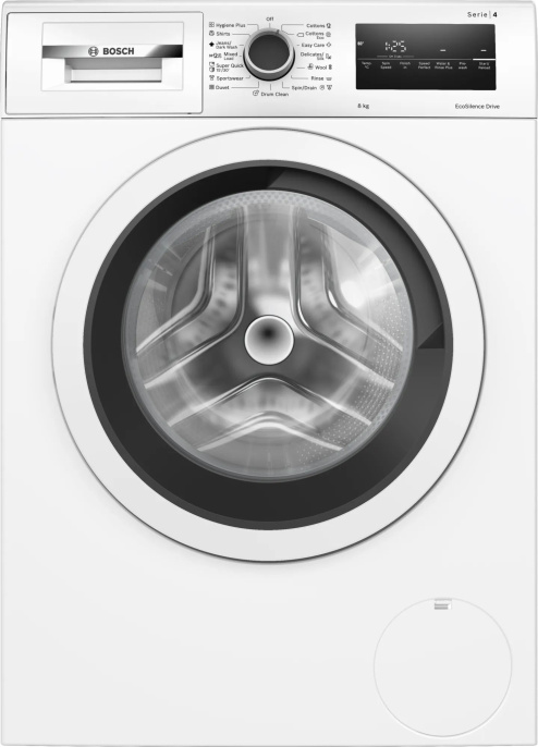 Стиральная машина Bosch WAN24200ME, с фронтальной загрузкой, 8кг, 1200об/мин, инверторная,  с английской панелью управления