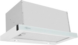 Вытяжка встраиваемая Zugel ZHT652GW белый управление: сенсорное 1 мотор
