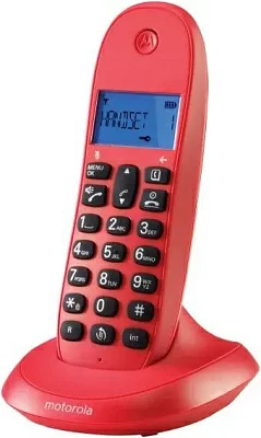 Р/Телефон Dect Motorola C1001LB+ красный