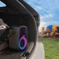 Портативная колонка Tronsmart Halo 100 60W трехполосная звуковая система, Bluetooth 5.3, водонепроницаемостьI PX6, со световыми эффектами, с ультрапортативный ручкой, до 18 часов работы, батарея 7.4V/6000mAh