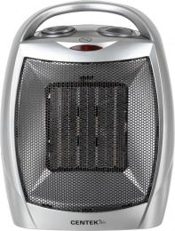 Тепловентилятор керамический CENTEK CT-6020,  1500Вт,  с термостатом, 2 режима, серый,  черный