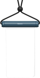 Чехол для телефона Baseus FMYT000003 Cylinder Slide-cover водонепроницаемый Pro Blue материал: PC+TPU+хлопок, применимые модели: телефоны с диагональю экрана до 7,2 дюймов