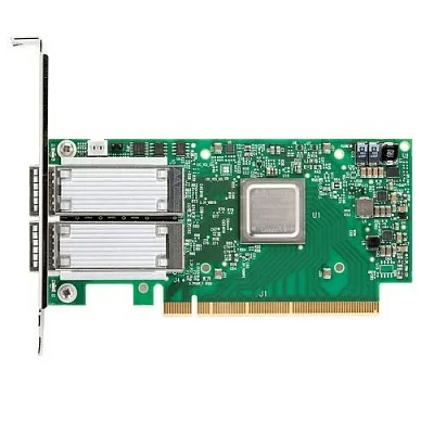 Mellanox MCX516A-GCAT ConnectX®-5 EN network interface card, 50GbE dual-port QSFP28, PCIe3.0 x16, tall bracket, ROHS R6