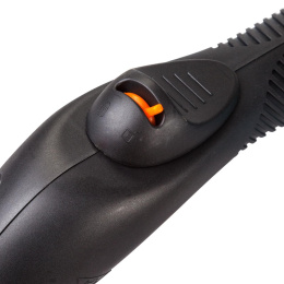 Пароочиститель Bort BDR-2300-R 93722609 напольный, 2100 Вт, объем бачка: 1.5 л, постоянная подача пара: 45 г/мин, время непрерывной работы: 35 мин, горизантальное/вертикальное отпаривание, время нагревания: 360 сек