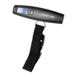 Безмен Galaxy Line GL2832 7021128320 электронный, нагрузка: 50 кг, деление: 10 г, дисплей LCD/с подсветкой, функция обнуления массы тары, индикация низкого заряда батареи/индикация перегрузки, единицы измерения: килограмм, фунт, ремень для взвешивания,