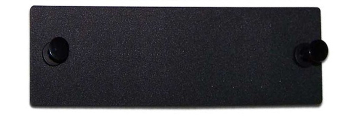 Hyperline FO-FR-W140H42-BK Лицевая панель модуль заглушка, черная