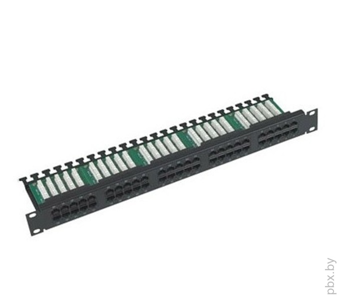 Патч-панель 19", 50 портов RJ-45, кат.3, 1U WT-2052