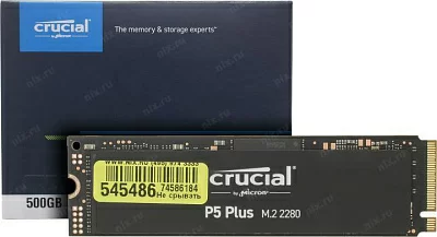 Накопитель SSD 500 Gb M.2 2280 M Crucial P5 Plus CT500P5PSSD8