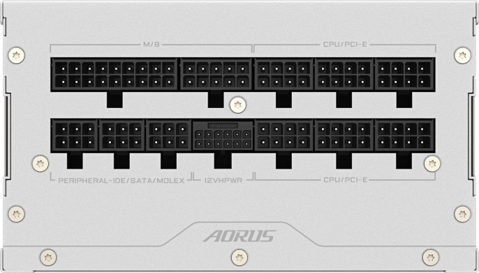 Блок питания ПК Gigabyte AE1000PM PG5 ICE 1000W, 80Plus, Platinum, Полностью модульный, PCIe Gen 5.1, ATX 3.0 compatible. 28200-AE85W-1EUR GP-AE1000PM PG5 ICE