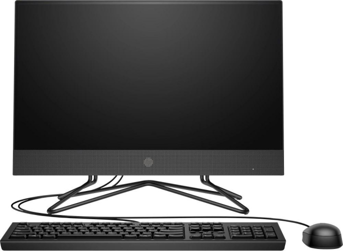Моноблок HP 200 G4 21.5" Full HD i5 1235U 1.3 16Gb SSD512Gb Iris Xe DVDRW CR FreeDOS GbitEth WiFi BT 65W клавиатура мышь Cam черный 1920x1080