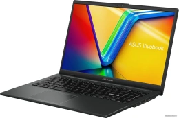 Ноутбук ASUS Vivobook Go 15 E1504FA-BQ2467 15.6" 1920 x 1080, IPS, 60 Гц, AMD Ryzen 5 7520U, 16 ГБ LPDDR5, SSD 512 ГБ, видеокарта встроенная, без ОС, цвет крышки черный, аккумулятор 42 Вт·ч, цвет корпуса черный