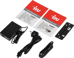Неттоп IRU Tactio 323 Ryzen 3 3300U 2.1 8Gb SSD256Gb RX Vega 6 без ОС GbitEth WiFi BT 120W черный RUS 2164799