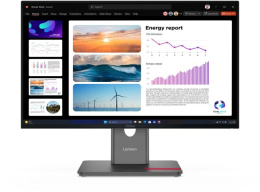 23.8" Монитор Lenovo ThinkVision P24q-40, 2560x1440, IPS, 120Гц, 1хHDMI, 1хDP, черный [64b2gat1uk]