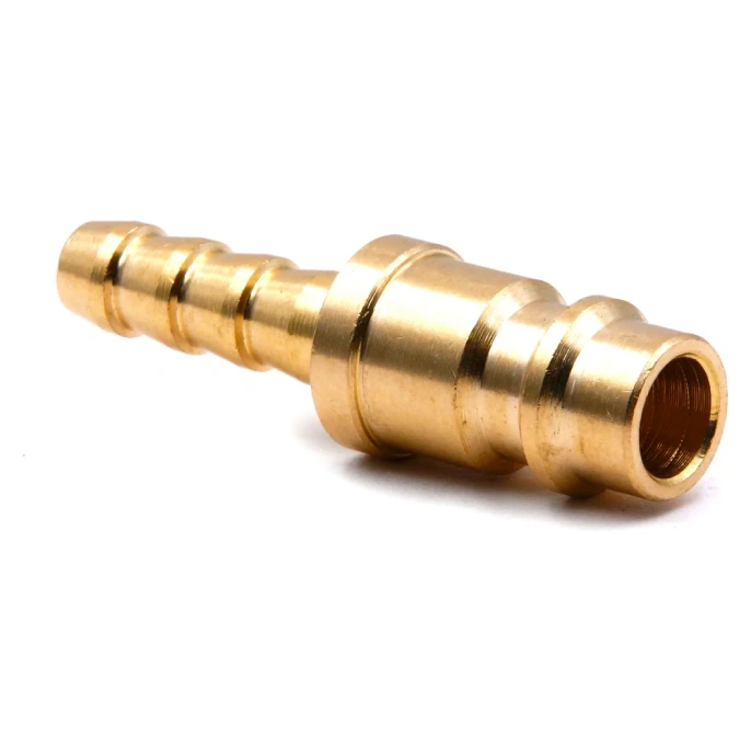 Соединение быстросъемное пневматическое HQ-PH7 «папа»-елочка 8 мм (латунь) HQ-mech УТ000002478