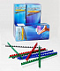 Пружины для переплета пластиковые Office Kit d 8мм 31-50лист A4 прозрачный (100шт) BP2152