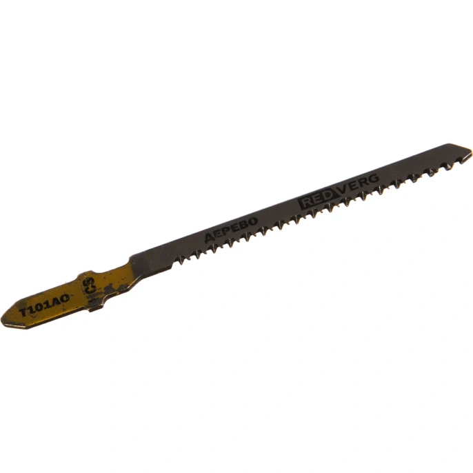 Пилка для лобзика по дереву T101AO криволинейный рез, HCS 2 шт. REDVERG 6623530