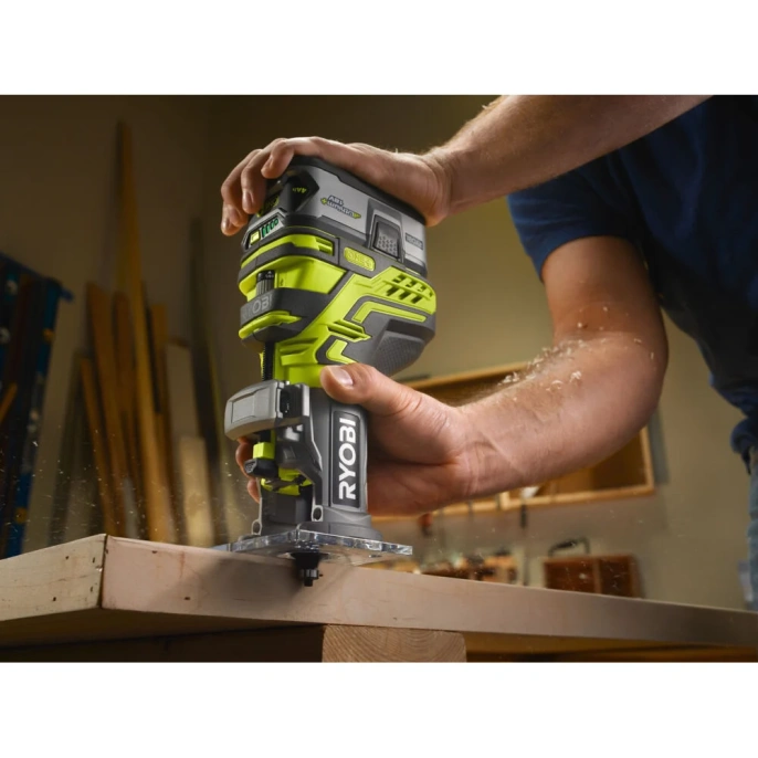 Кромочный аккумуляторный фрезер Ryobi ONE+ R18TR-0 5133002917