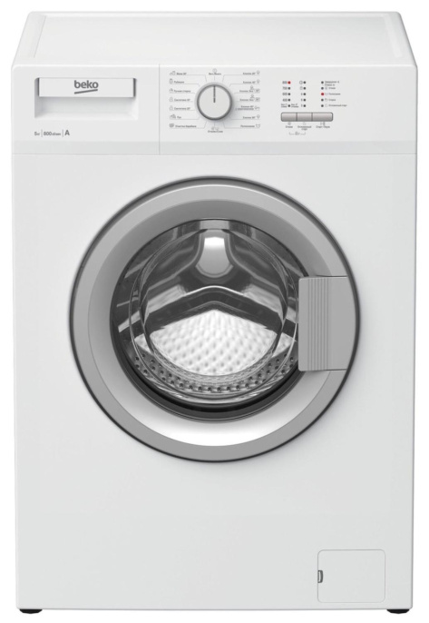 Стиральная машина Beko WRS54P1BSW класс: A загр.фронтальная макс.:5кг белый