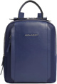Рюкзак женский Piquadro Lyra CA5566W92T/BLU темно-синий нейлон/натур.кожа