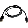 Кабель для зарядки Nord-Yada iPhone USB-Lightning 2А, 1м чёрный (TPE) 908936