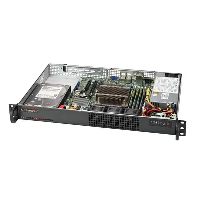 Supermicro SYS-5019S-L Серверная платформа 1U SATA BLACK SYS-5019S-L SUPERMICRO