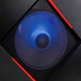 Корпус Hiper CYCLOPS BR черный без БП mATX 6x120mm 1xUSB2.0 1xUSB3.0 audio bott PSU