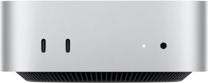 ПК Apple Mac mini A3238 M4 10 core (4.41) 24Gb SSD512Gb 10 core GPU macOS GbitEth WiFi BT серебристый (MCYT4HN/A)
