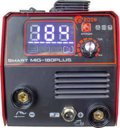 Сварочный аппарат Edon Smart MIG-180PLUS инвертор ММА DC/MIG-MAG/FCAW 7.9кВт