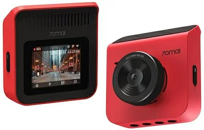 Видеорегистратор 70Mai Dash Cam A400 + Rear Cam Set (A400-1) красный 3.6Mpix 1440x2560 1440p 145гр. NT96570