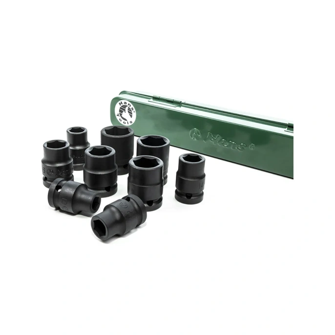 Комплект ударных торцевых головок (11-22 мм; 1/2"; 9 шт.) Hans 84609M