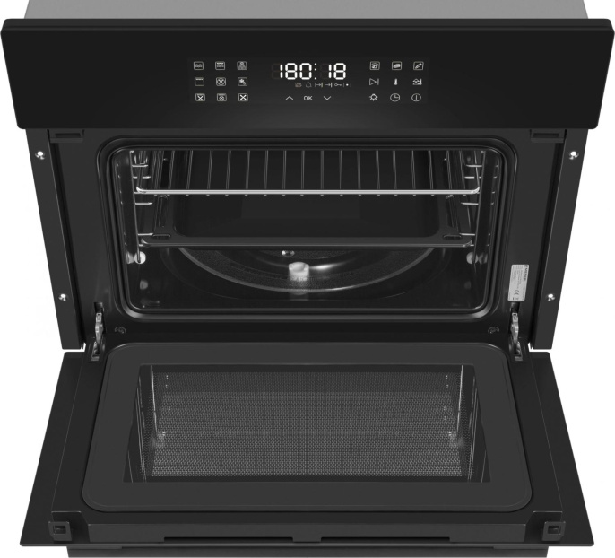 Духовой шкаф Электрический Meferi Microwave MEO609BK черный/нержавеющая сталь